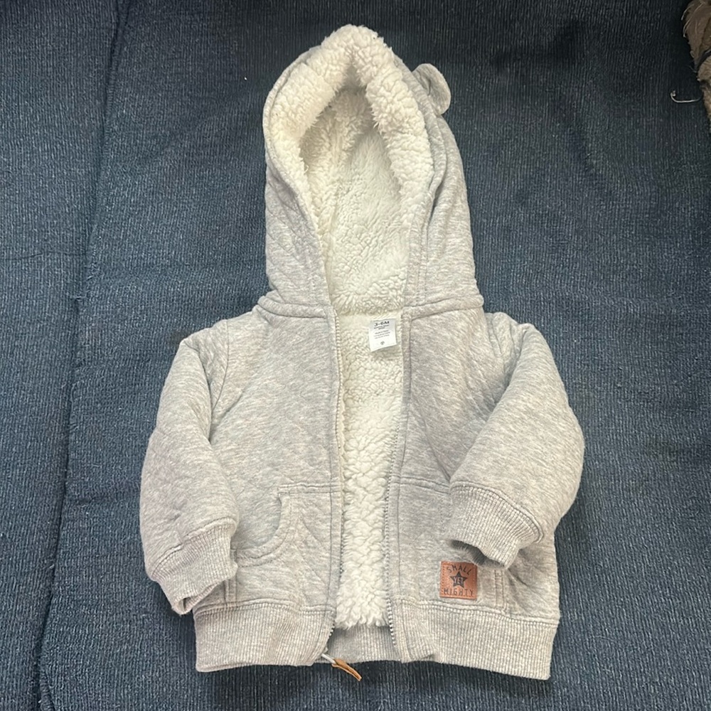 Teddy bear jacket baby